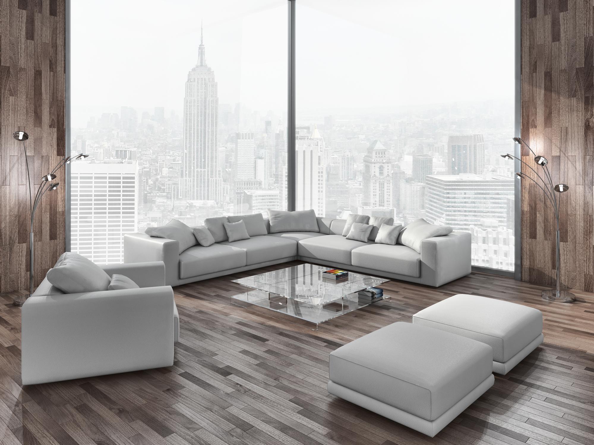 luxury penthouse living room